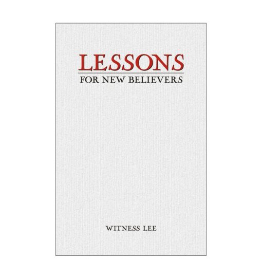 Lessons for New Believers