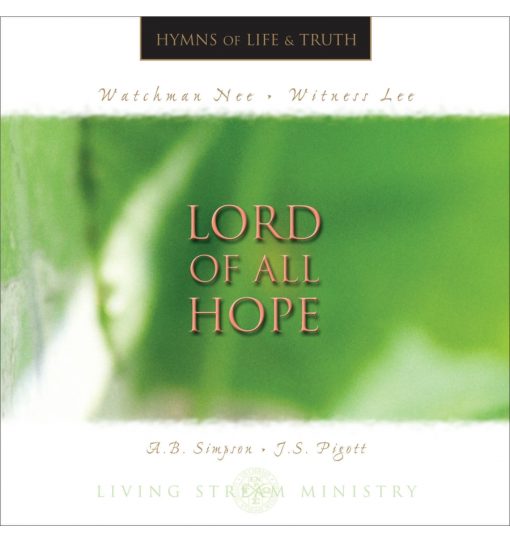 Lord of All Hope (Music CD)