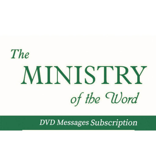 Ministry of the Word: DVD Messages Subscription